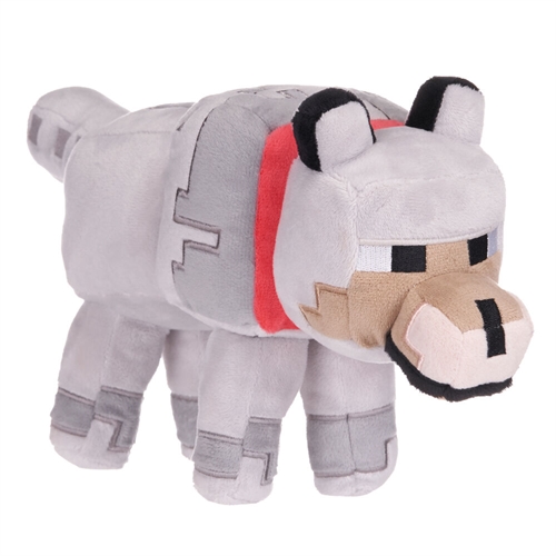 Minecraft bamse ulv 26 cm