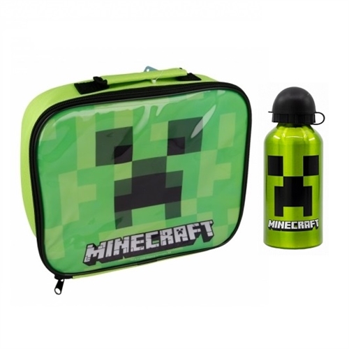 Minecraft termo madtaske/ køletaske med drikkedunk