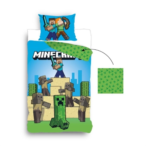 Minecraft sengetøj 140*200 cm 