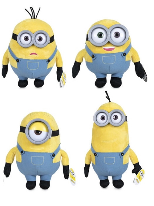 Minions bamser 4 pak , 30 cm