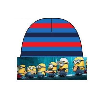 Minions vinter hue , blå-rød