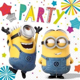 Minions servietter 33*33 cm , 16 stk.