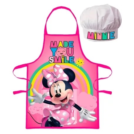 Disney Minnie forklæde og kokkehue , Rainbow