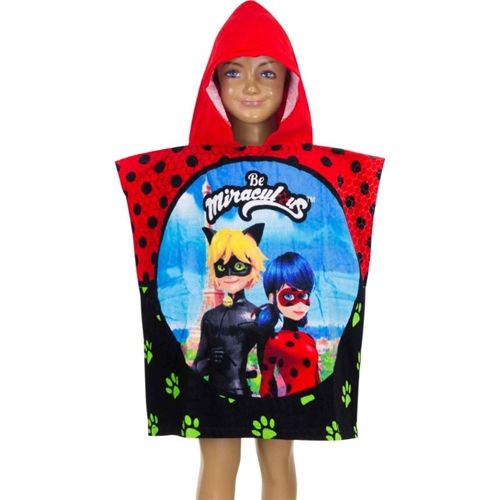 Miraculous Laybug- Cat Noir badeponcho