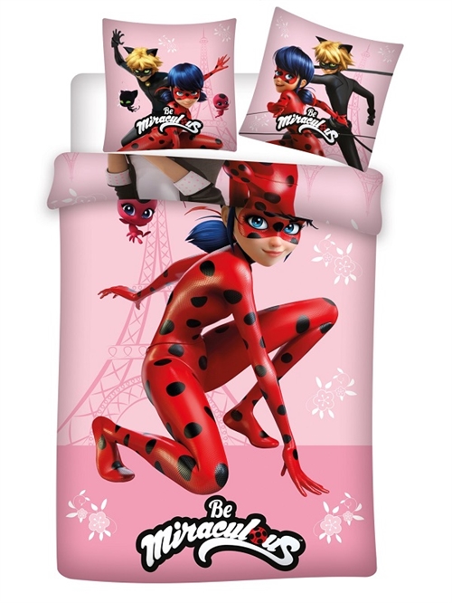 Miraculous Ladybug sengetøj , Ladybug og Cat Noir