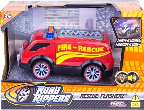 Nikko road rippers brand bil rescue flasherz med lys og lyd