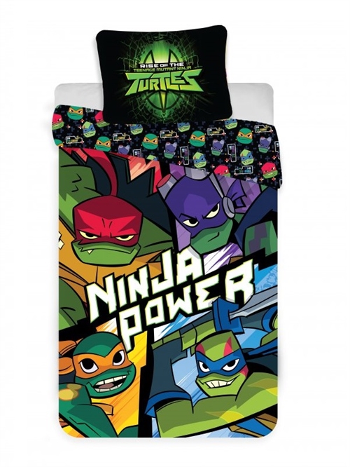 Ninja Turtles sengetøj , Ninja Power, 140*200 cm