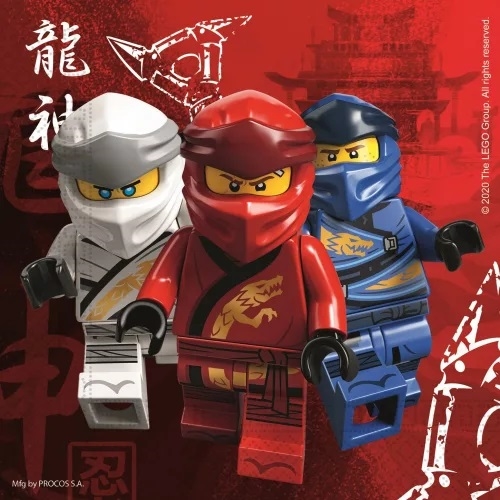 Lego Ninjago servietter 33*33 cm , 20 stk.
