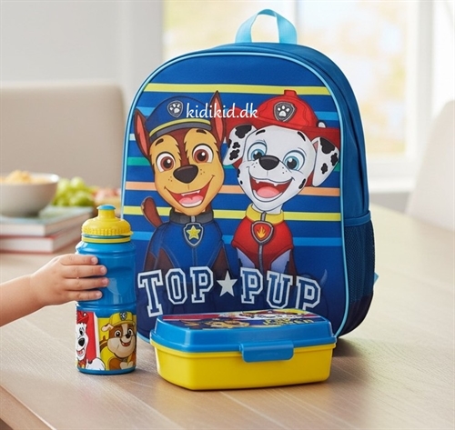 Paw Patrol børnehavestart sæt 3 dele , Chase og Marshall