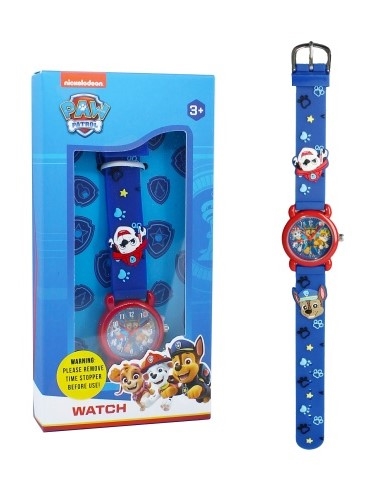 Paw Patrol børneur analog i gaveæske