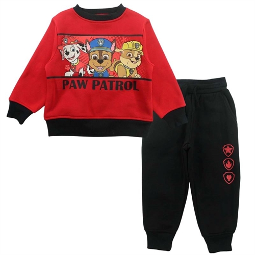 Paw Patrol joggingsæt , rød/sort