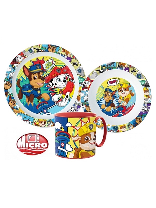 Paw Patrol mikroovn spisesæt 3 dele
