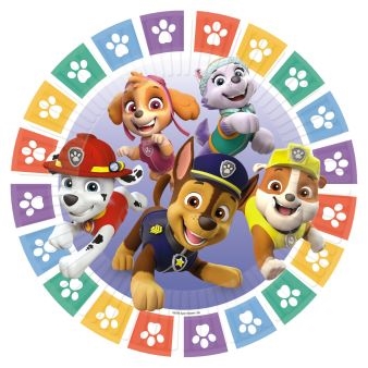 Paw Patrol paptallerkner 23 cm , 8 stk.