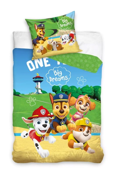 Paw Patrol sengetøj, Big Dream , 140*200 cm / 65*65 cm