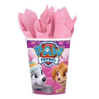 Paw Patrol Skye papkrus 250 ml , 8 stk.