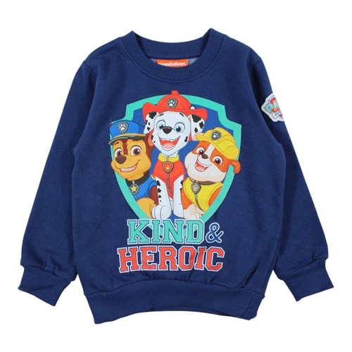 Paw Patrol sweatshirt Kind & Heroic blå