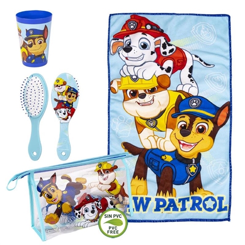 Paw Patrol toilettaske med indhold