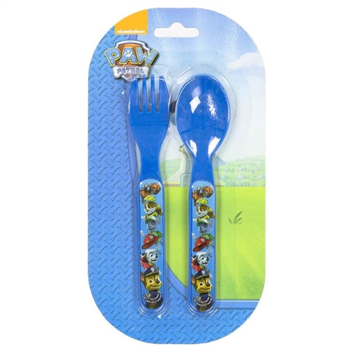 Paw Patrol ske og gaffel , blå