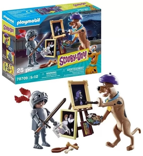 Scooby Doo Eventyr med Black Knight figur sæt 28 dele , Playmobil 70709