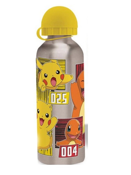 Pokemon drikkedunk aluminium 500 ml , grå