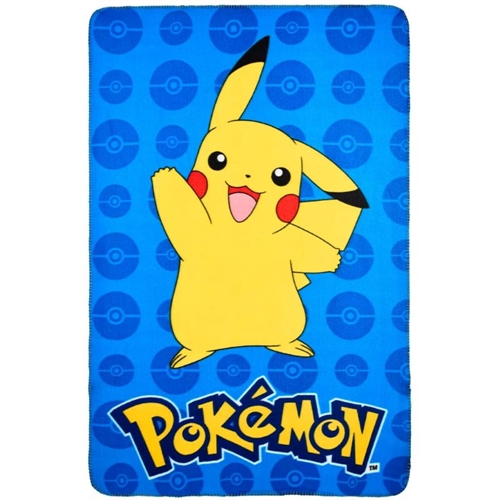 Pokemon fleecetæppe Pikachu , 100*150cm