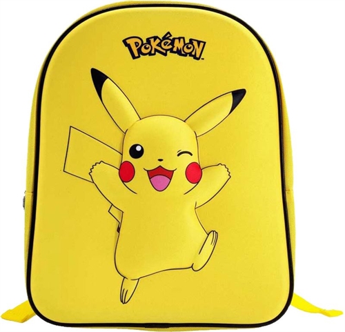 Pokemon rygsæk 3D, Pikachu , 30 cm
