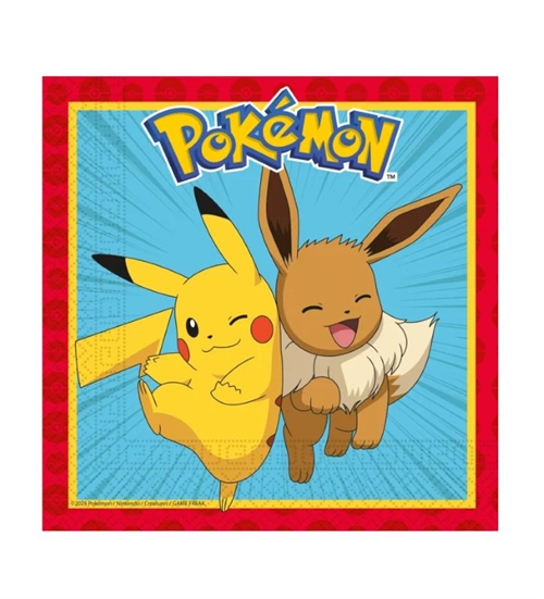 Pokemon servietter 33*33 cm , 20 stk., Pokemon Next Generation
