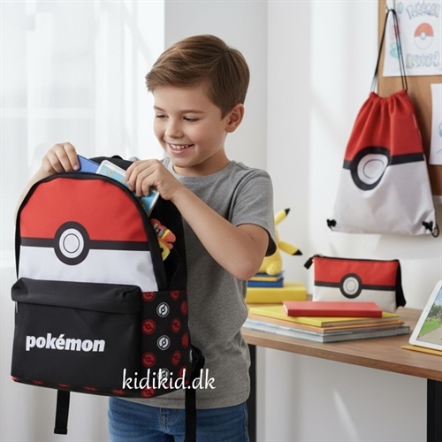 Pokemon skolestart sæt 3 dele , Pokebold