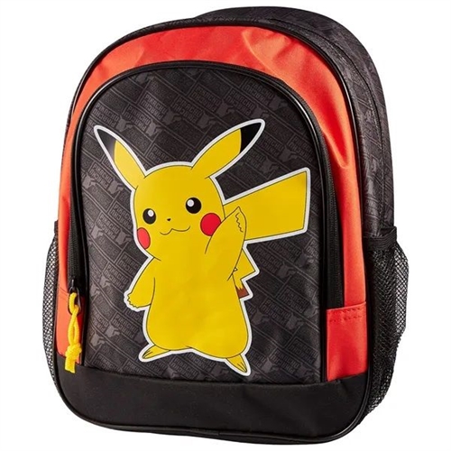 Pokemon rygsæk Pikachu , sort/rød, 35 cm