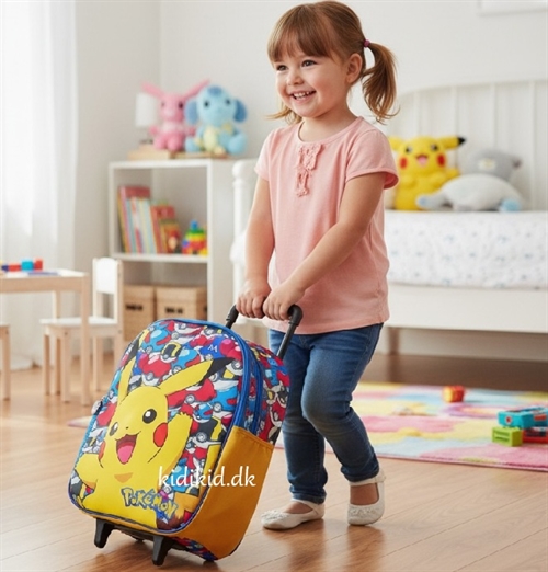 Pokemon Trolley 3D , 32cm , Pikachu og pokebold