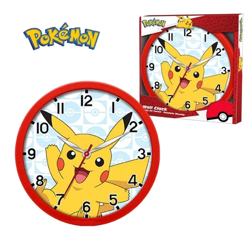 Pokemon vægur Ø 24 cm , Pikachu