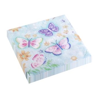 Sommerfugle servietter 33*33 cm , 16 stk.
