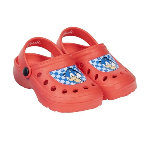 Sonic clogs sandaler rød