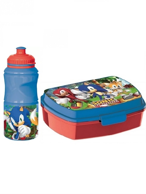 Sonic madkasse og drikkedunk