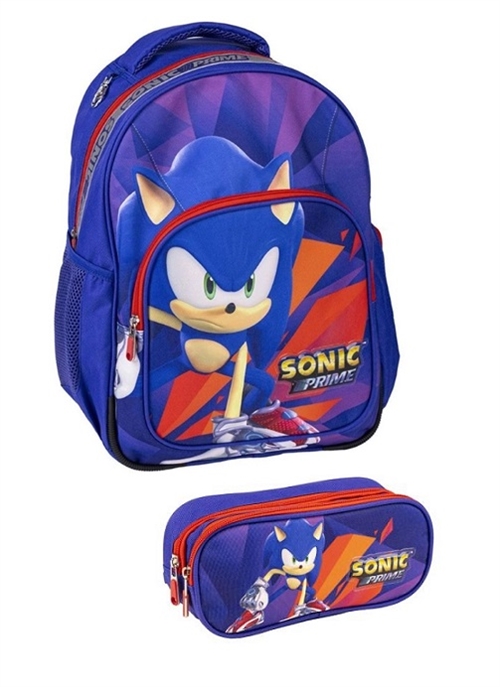 Sonic skoletaske og penalhus 