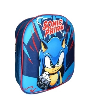 Sonic rygsæk 3D , 30 cm, Sonic Prime