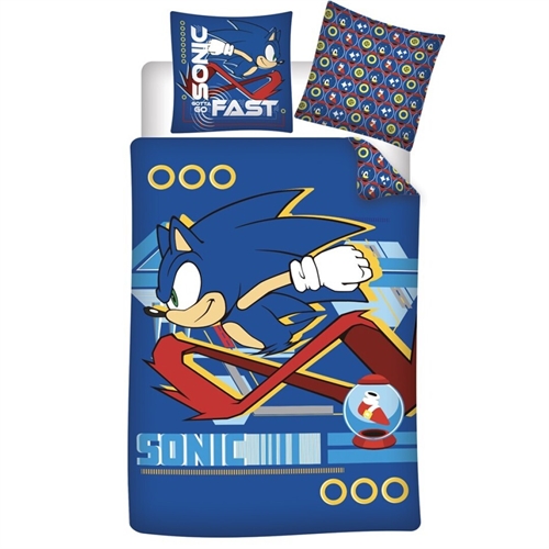 Sonic sengetøj , Speed , 140*200 cm / 65*65 cm