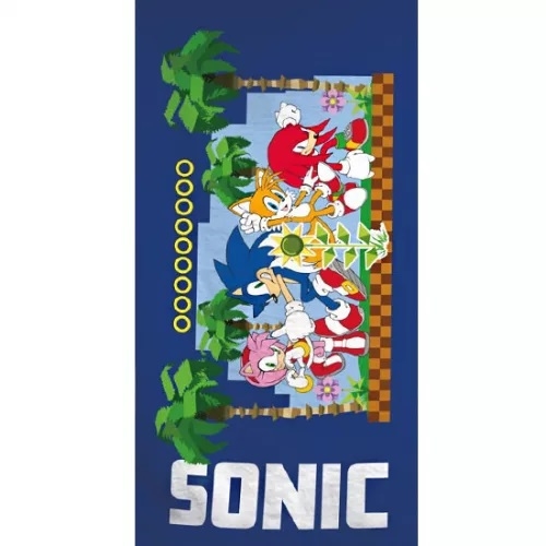Sonic strandhåndklæde