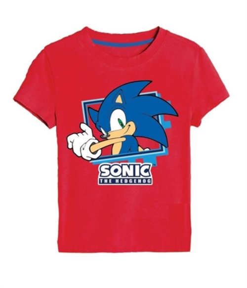 Sonic T-shirt rød