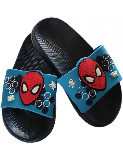 Spiderman badesandaler 3D , navy