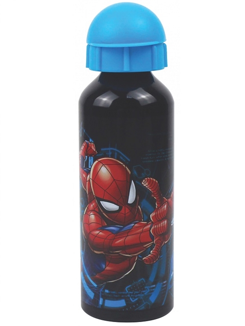 Spiderman drikkedunk aluminium navy