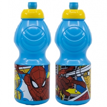 Spiderman drikkedunk blå/gul
