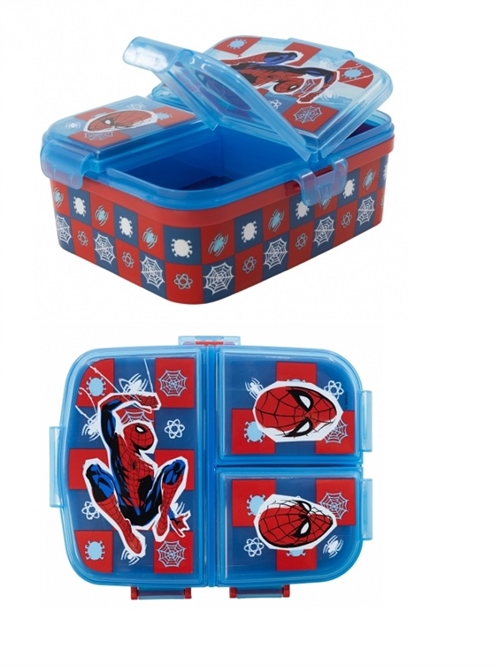Spiderman madkasse 4 rum 2 lag