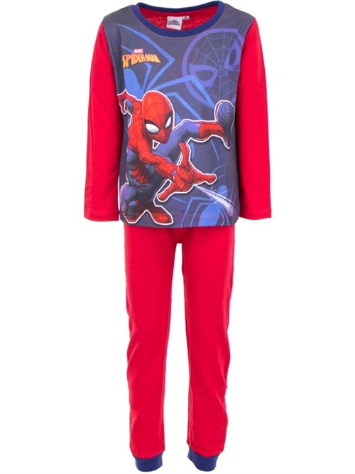 Spiderman nattøj , rød 