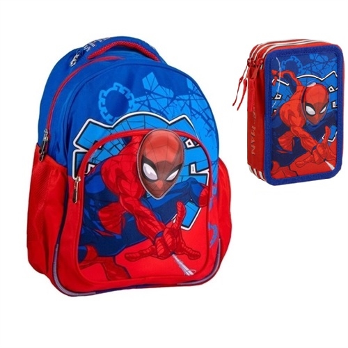 Spiderman skoletaske og penalhus