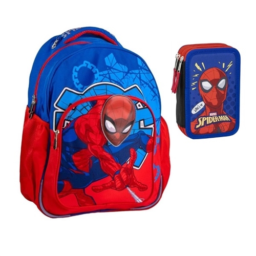 Spiderman skoletaske og penalhus