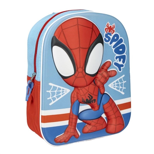 Spiderman rygsæk Spidey 3D, 31 cm