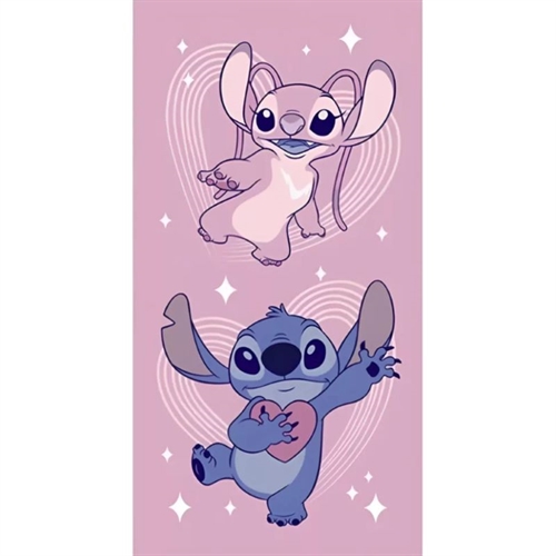Disney Stitch strandhåndklæde , Stitch og Angel