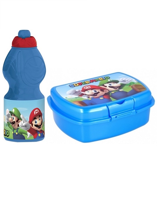 Super Mario madkasse og drikkedunk