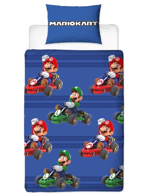 Super Mario sengetøj blå